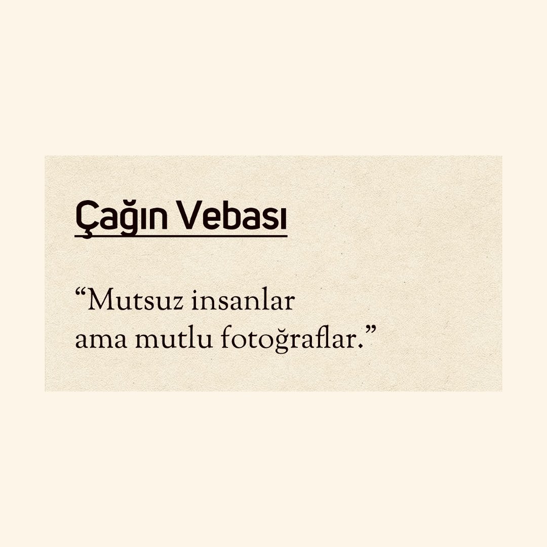 Cajin Vebasi
"Mutsuz insanlar ama mutlu fotoğraflar.