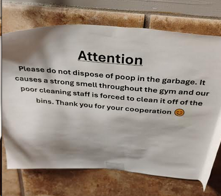 Seen in my gym today. Smh