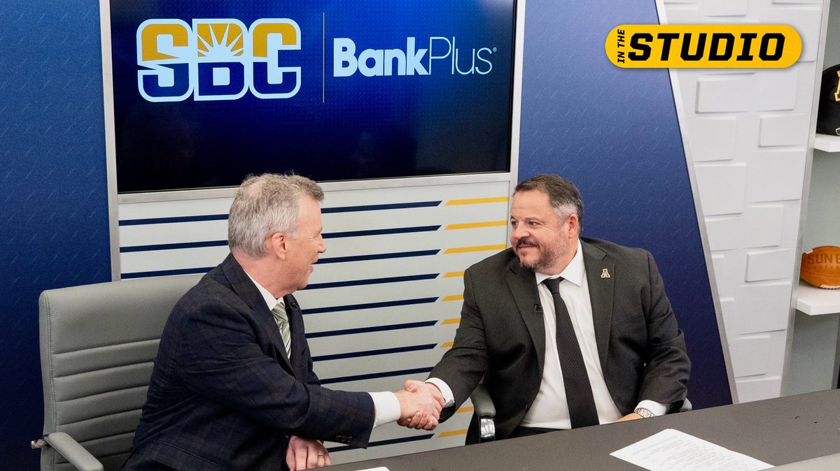 AppState_FB's tweet image. Behind the scenes from the Sun Belt studio in the Superdome.
#GoApp