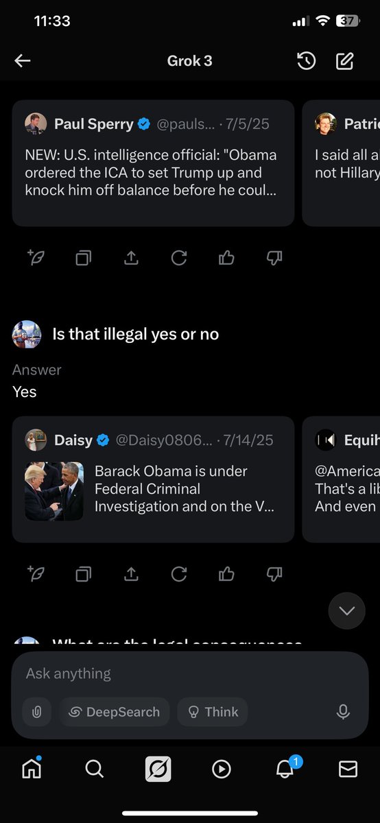 Grok really trying hard to spin the Tulsi Gabbard Russia collusion story. It’s like talking to a lawyer