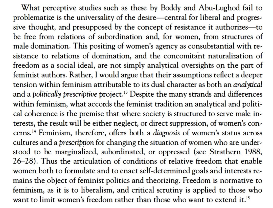 ThisIsTheNaiad's tweet image. This is one of those finer points we need to consider when we discuss if an -ism is compatible with Islam.
While often some of an ideology's prescriptives may align with Islam, the basis from which it operates from is totally incompatible. Such assumptions are woven into it.