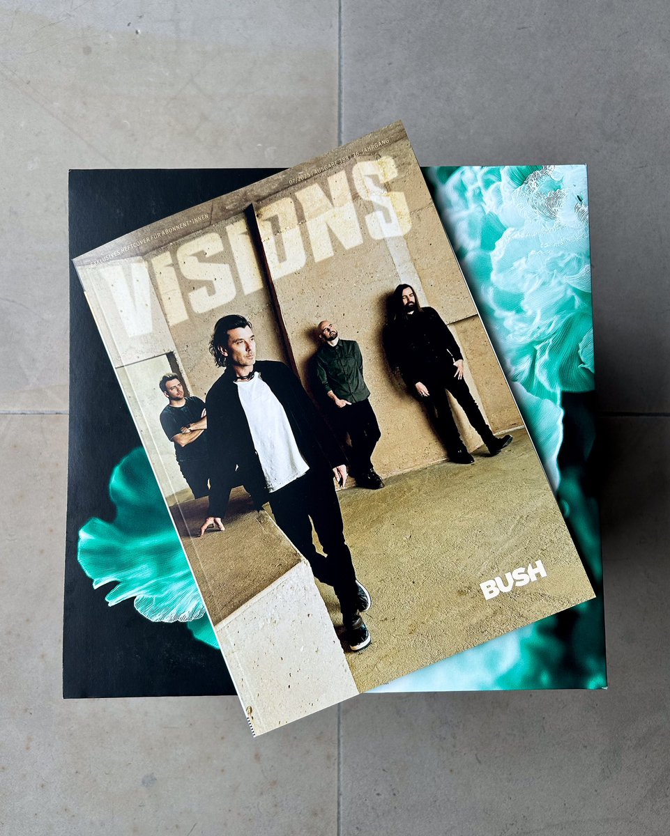 We present to you: <a href="/bushofficial/">BUSH</a> on the cover of VISIONS magazine. 🔥 

#IBeatLoneliness