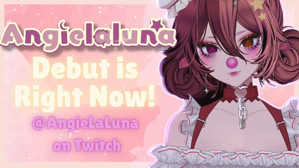 AngieLaLuna2's tweet image. Hidey-ho! My Re Debut is happening RIGHT NOW! Plz come and check it out over at twitch.tv/angielaluna
#ENVtuber #Vtuber #VtuberDebut #suiika