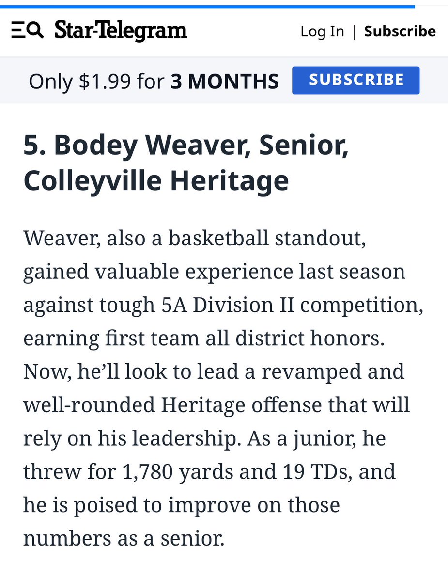 WeaverBlaze's tweet image. Let’s go son! Time to lock in! @BodeyWeaver @jweavski @RecruitCville @dctf @Matt_Stepp817 @CoachKeith11 @_Jerry_Edwards @Coach_JSnyder @CoachKitchens_ @ProfessorDiggs @Elite11 @QBHitList @swaggarly @LoneStarPrepsTX @built4it_ @CHHS_FOOTBALL