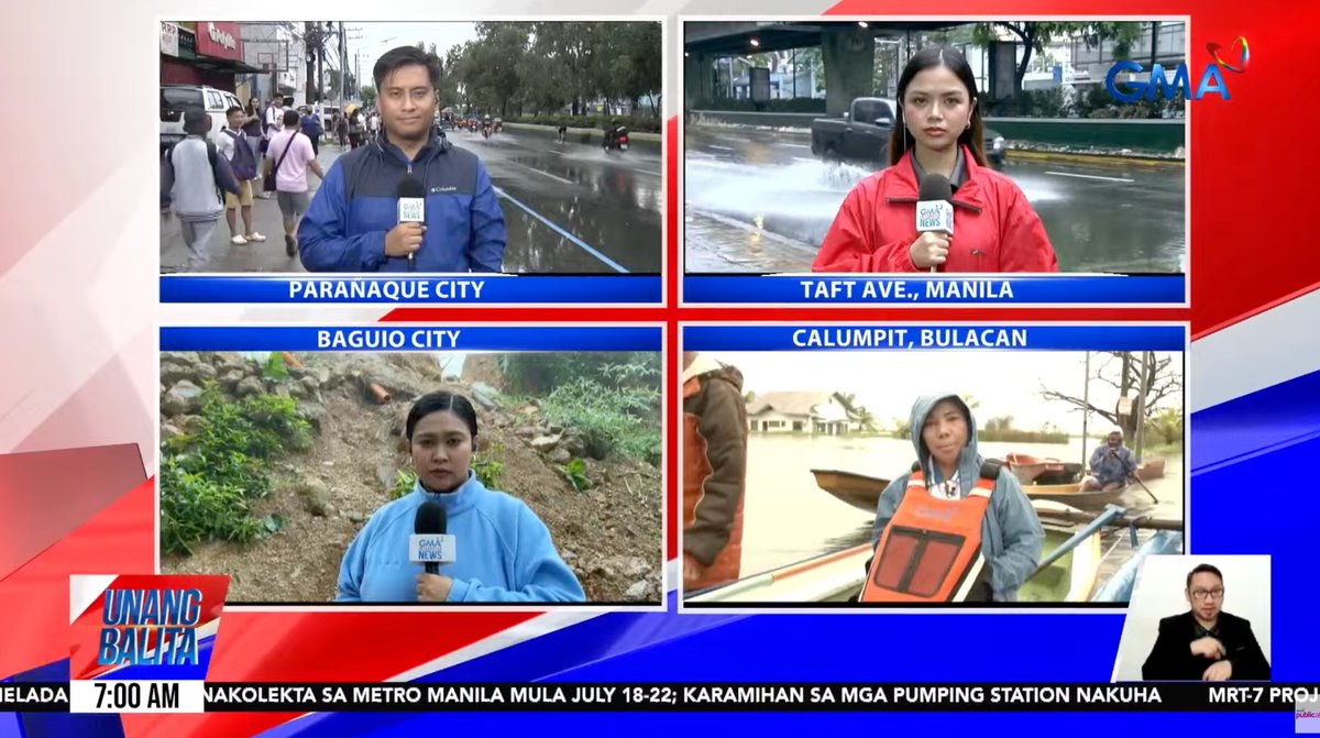 UnangHirit's tweet image. Buong puwersang nakatutok ang Unang Hirit para sa latest updates ng Bagyong Dante, Bagyong Emong at hagupit ng habagat.
Tumutok na sa inyong telebisyon maging sa #UnangHirit livestream sa Facebook, TikTok at YouTube!