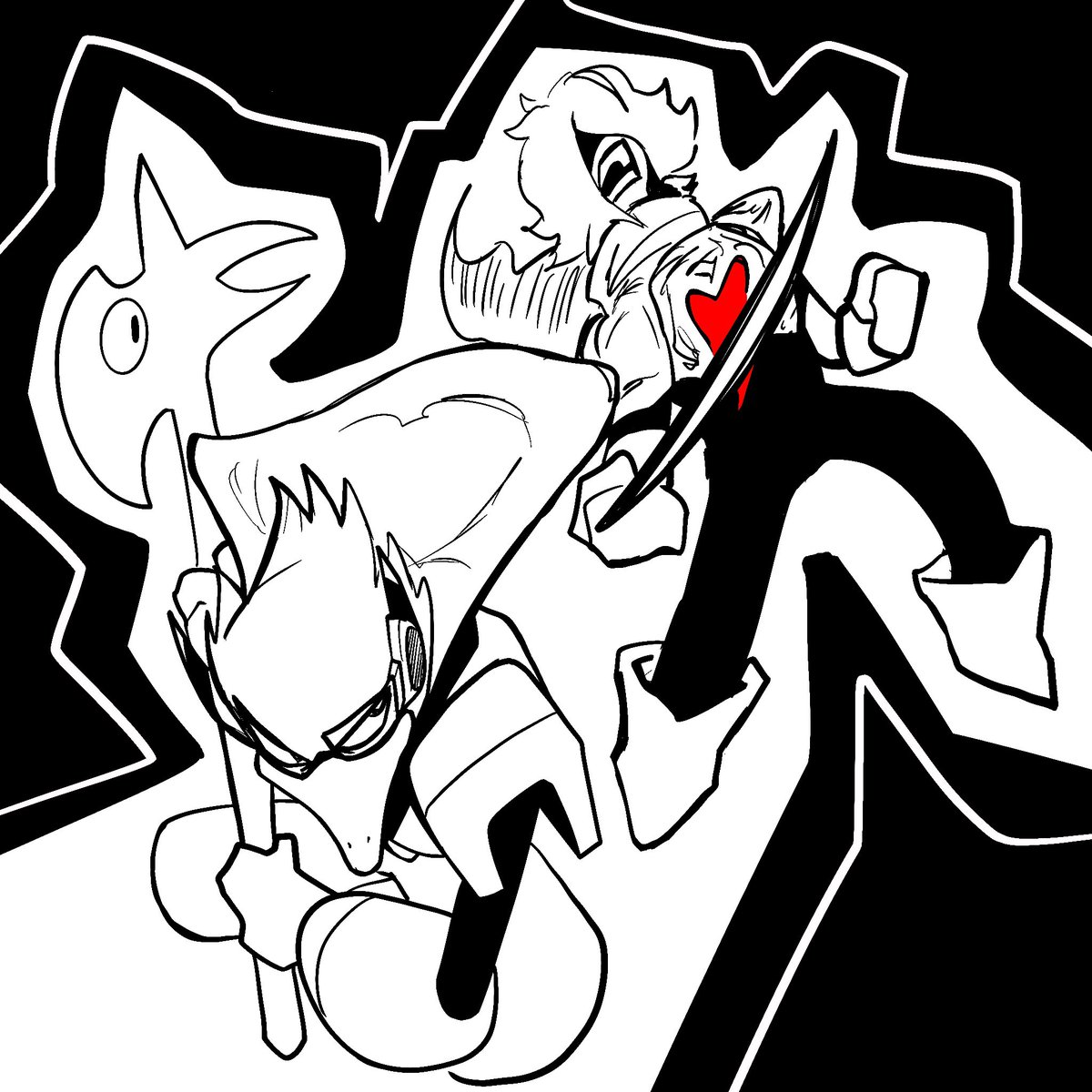 GlutoART's tweet image. How berdly is gonna be moving at the end of weird route #deltarunefanart