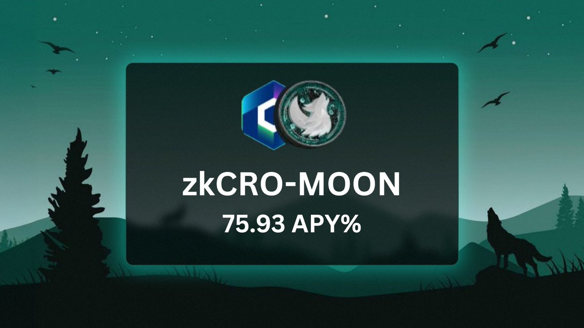 compoundrdotapp's tweet image. Vault of the day:

$zkCRO - $MOON 🌑

APY: 75.93% 🧠

TVL: $31,240+ 💵

ENDS: 2nd September 🗓️

Farm smarter on CompoundR 🧑‍🌾