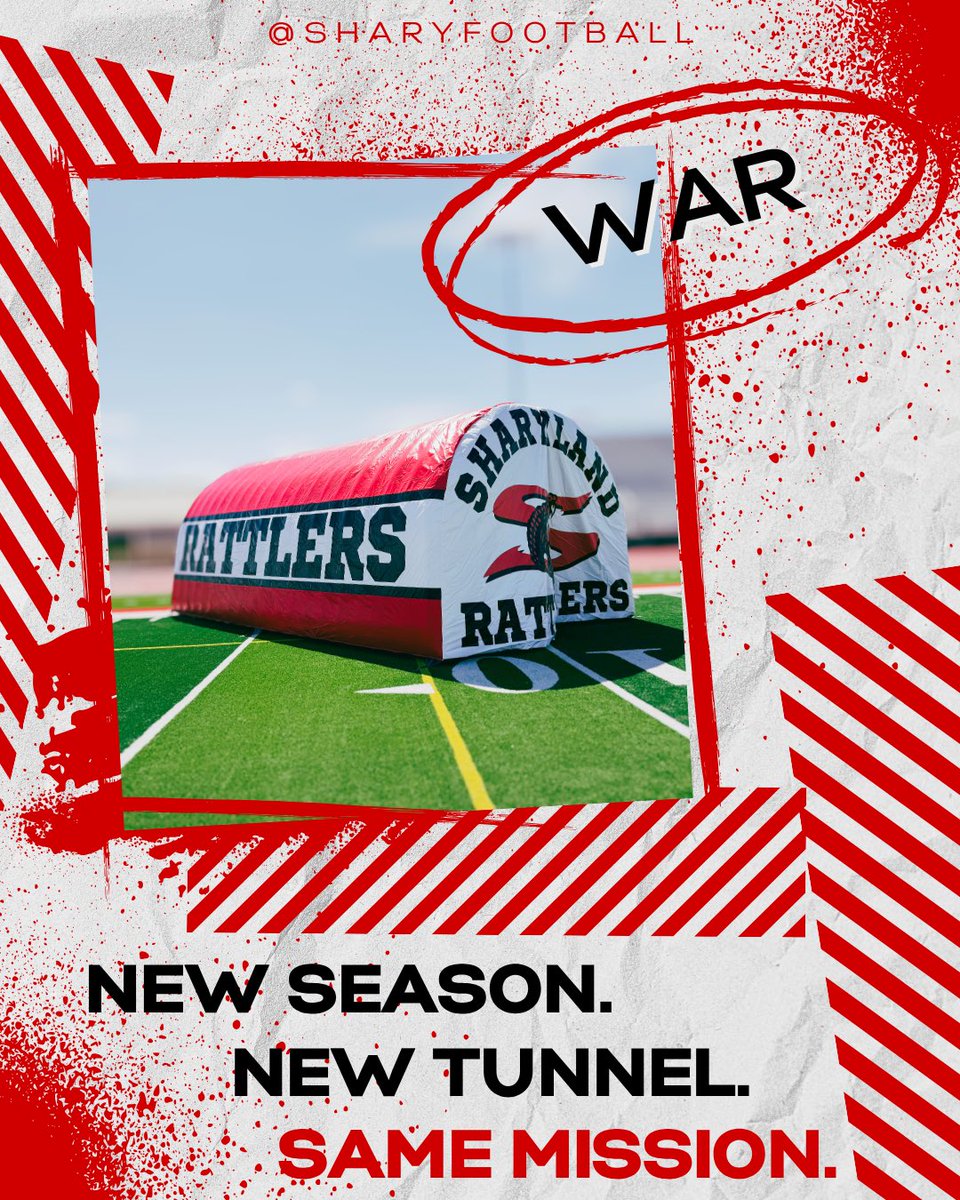 We got ourselves a new tunnel for this upcoming season! #WAR