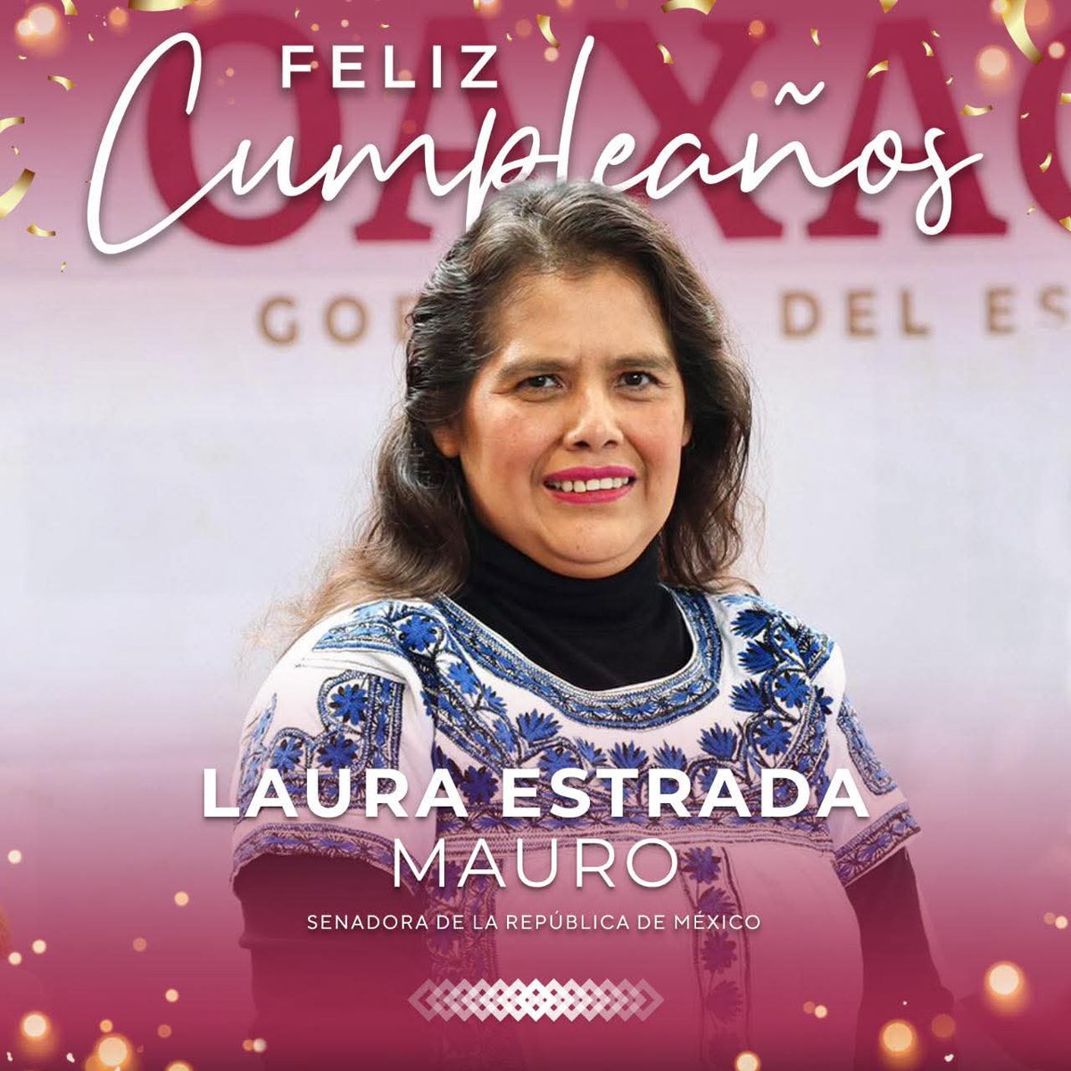 Hoy felicito a mi compañera la Dra. Laura Estrada, deseándole un día lleno de amor, paz y muchas bendiciones. Deseo que tu cumpleaños sea un día de celebración y alegría, rodeada de seres queridos.
¡Feliz cumpleaños amiga! ✨🙌🏽