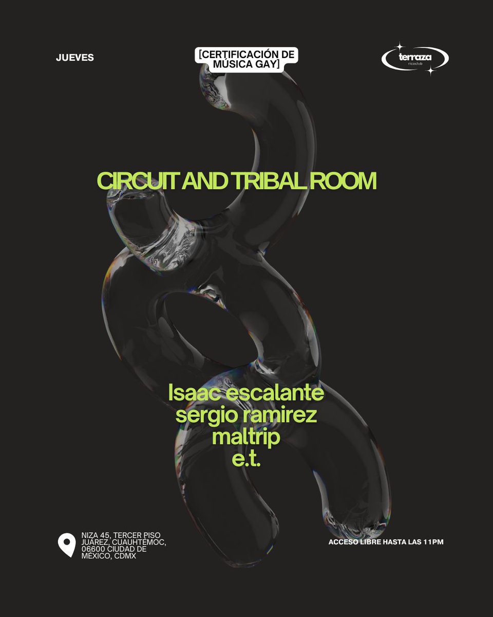 ESTE JUEVES EN TERRAZA RICO