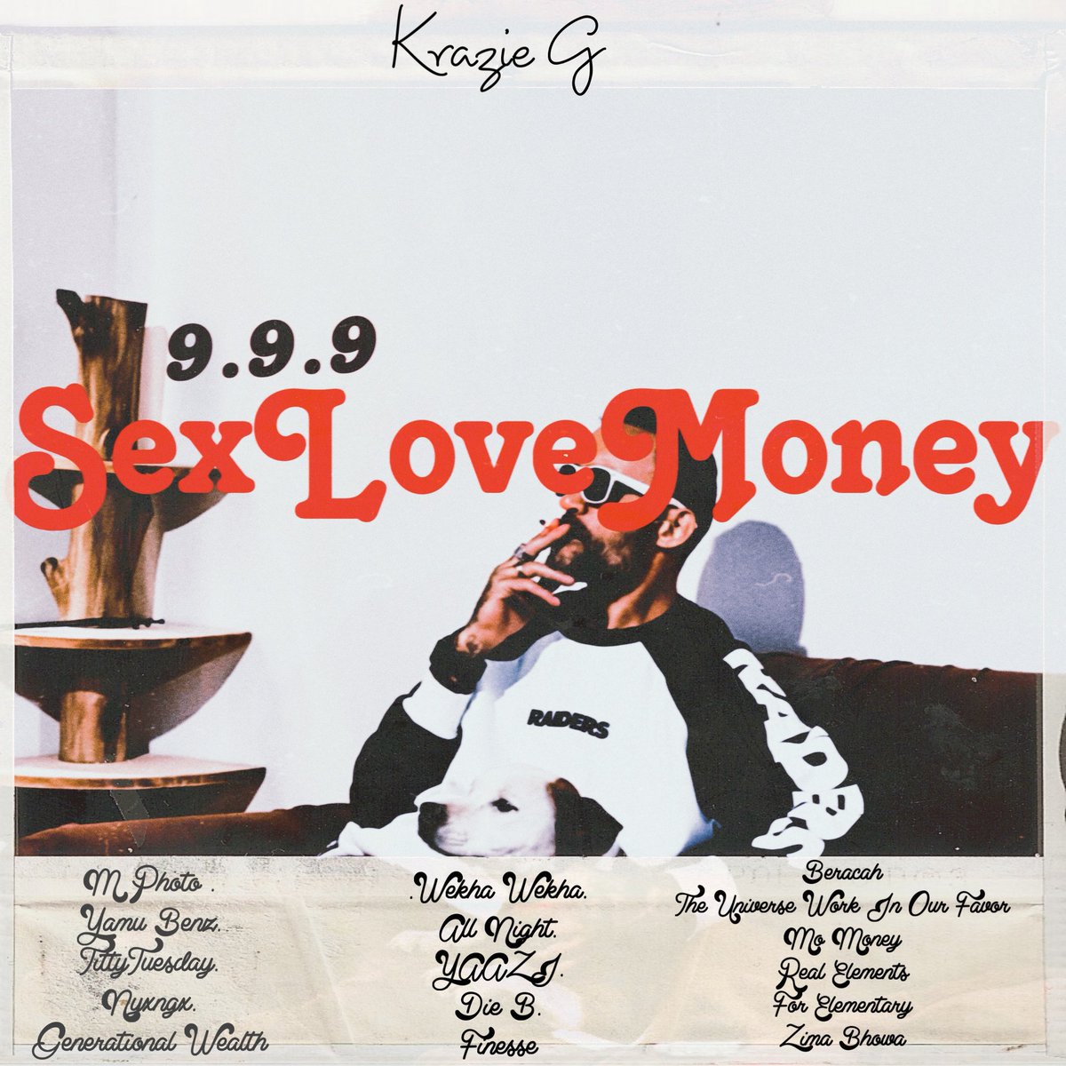 the808central's tweet image. 🔔New Album Out
→ Krazie G - 999 Sex Love Money (featuring Crispy Malawi, Blakjak CheKalonda, Hayze Engolah, Brainlock T-Kas, Jeff Nyimbo, Lil Al, Kim Of Diamonds, 60 Grams, Em EL, EKESI, Oath 02, Shashiton.
🔗 album.link/s/370jwDBHw0xP…