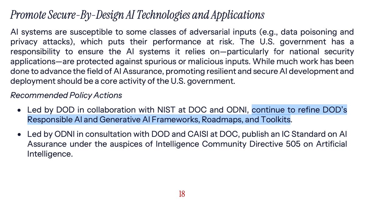 HumanHarlan's tweet image. Seems like the new AI Action Plan has some good stuff, but the emerging situation with AI is too dangerous and fast for normal bureaucracy.
There's currently a well-funded, unregulated effort to build what White House AI Czar @DavidSacks once called a "potential successor…