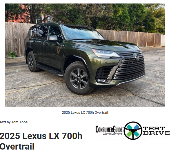 Car_Guy_Tom's tweet photo. https://t.co/BAFrnq1gbg
Bold, brash, and humble? What is the Overtrail Paradox? Read on...
#Lexus Lexus #OVERTRAIL #TestDriveToday #TestDrive #hybrid https://t.co/lFQnqxKXZh