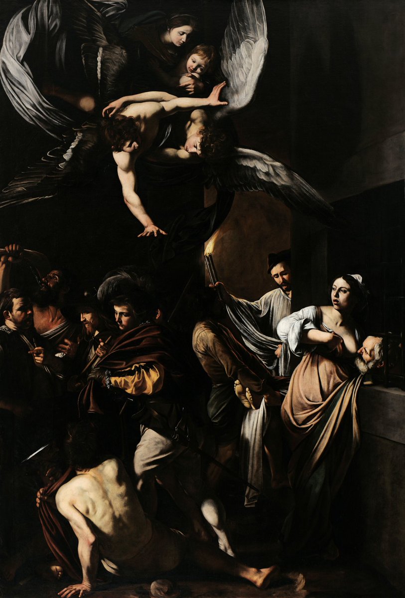 AlBlaineau's tweet image. Deux chefs-d’œuvre dont on mesure la proximité formelle :
- les Sept œuvres de miséricorde du Caravage (1607)
- le martyre de Saint Procès et de Saint Martinien, de Valentin de Boulogne (1629)
Valentin de Boulogne est un des peintres que l’on classe parmi les caravagesques. De…