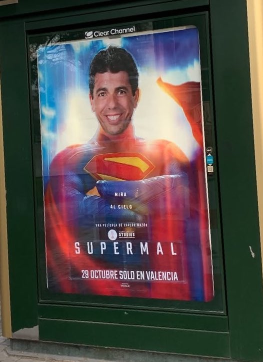 Oleeeee por esos grandes valencianos que saben hacer buena publicidad. Cuando
Vas a dimitir <a href="/carlos_mazon_/">Carlos Mazón</a> ? Los valencianos de bien no te queremos. Los otros te odian pero no te lo dicen, prefieren a tú ¿amigo? vamos