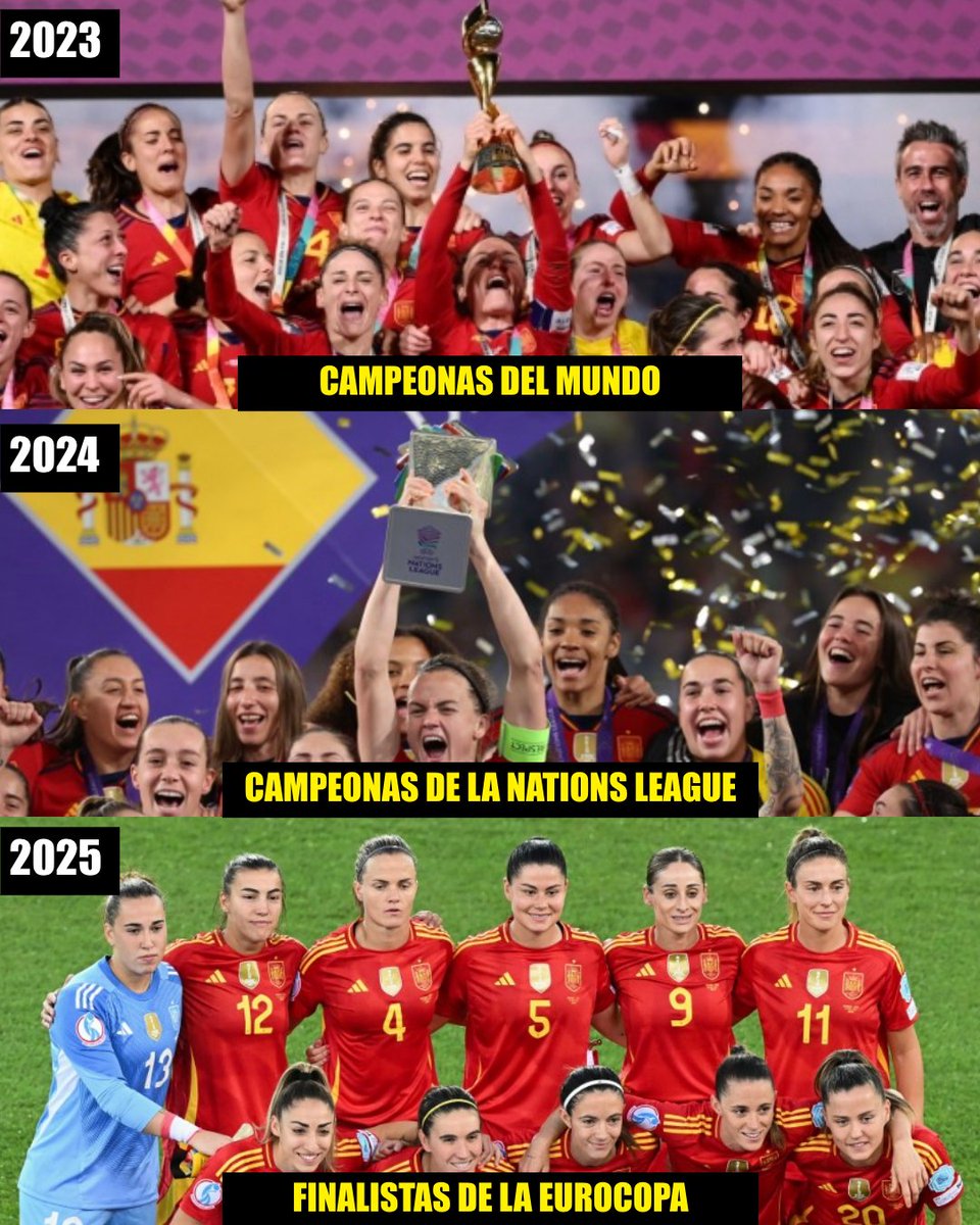 ➤ Son las vigentes campeonas del mundo.
➤ Son las vigentes campeonas de la Nations League.
➤ Son finalistas de la Eurocopa. 

LA MEJOR SELECCIÓN FEMENINA DEL PLANETA.