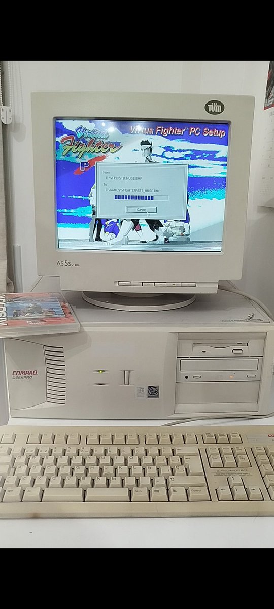 RubenRetro_PC's tweet image. Installing Virtua Fighter for PC.
Soon, low-poly warriors will rise...
Assuming my ancient graphics card can handle it.
#VirtuaFighter #RetroPC #PolygonEra #DOSGaming