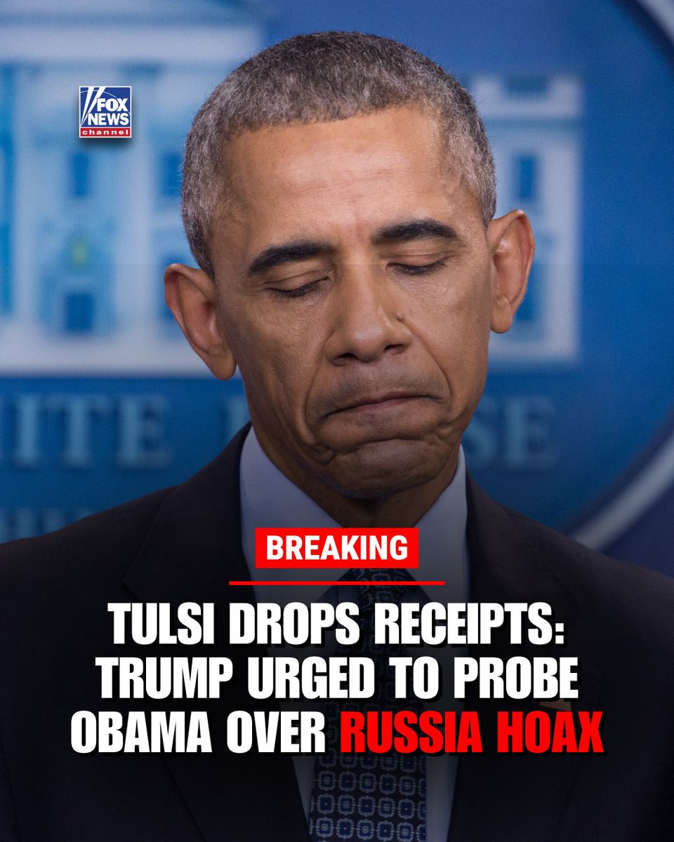 🚨📌😳
Has anyone noticed how Mainstream Media is silent about the OBAMA-GATE RUSSIA-HOAX scandal &amp; inevitable Investigations likely to mature into OBAMA's MUGSHOT &amp; ARREST?

Apart from FOX NEWS, the rest are silent.

The MUGSHOT will get them talking. Do your thing PAM BONDI.