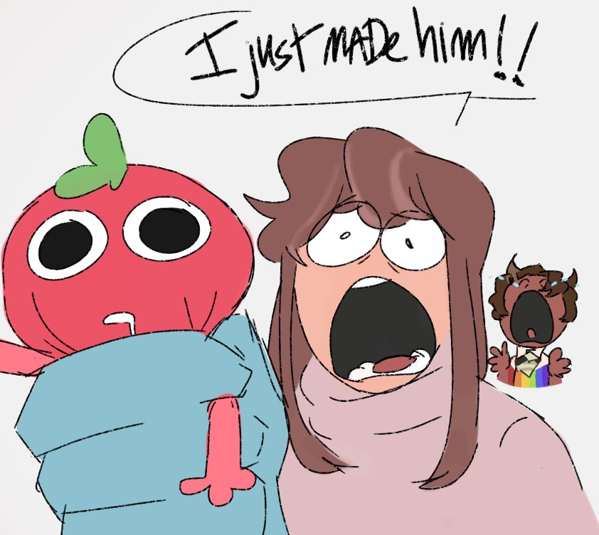 Morothebunny's tweet image. Here a stupid comic u made a while ago