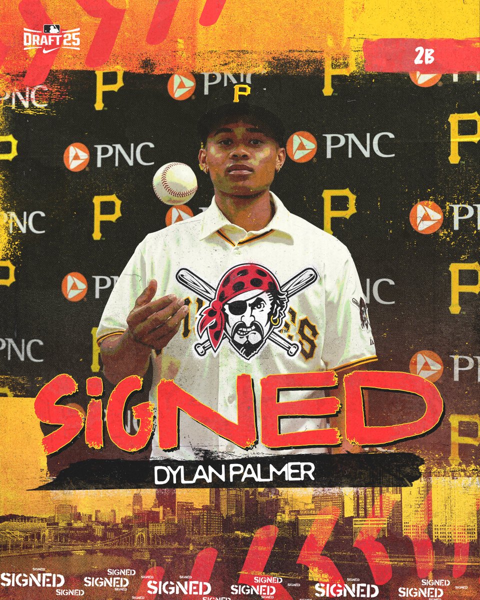 The <a href="/Pirates/">Pittsburgh Pirates</a> have signed 2B Dylan Palmer, their 11th-round pick in the 2025 First-Year Player Draft.  
     
Congratulations, Dylan! 👏