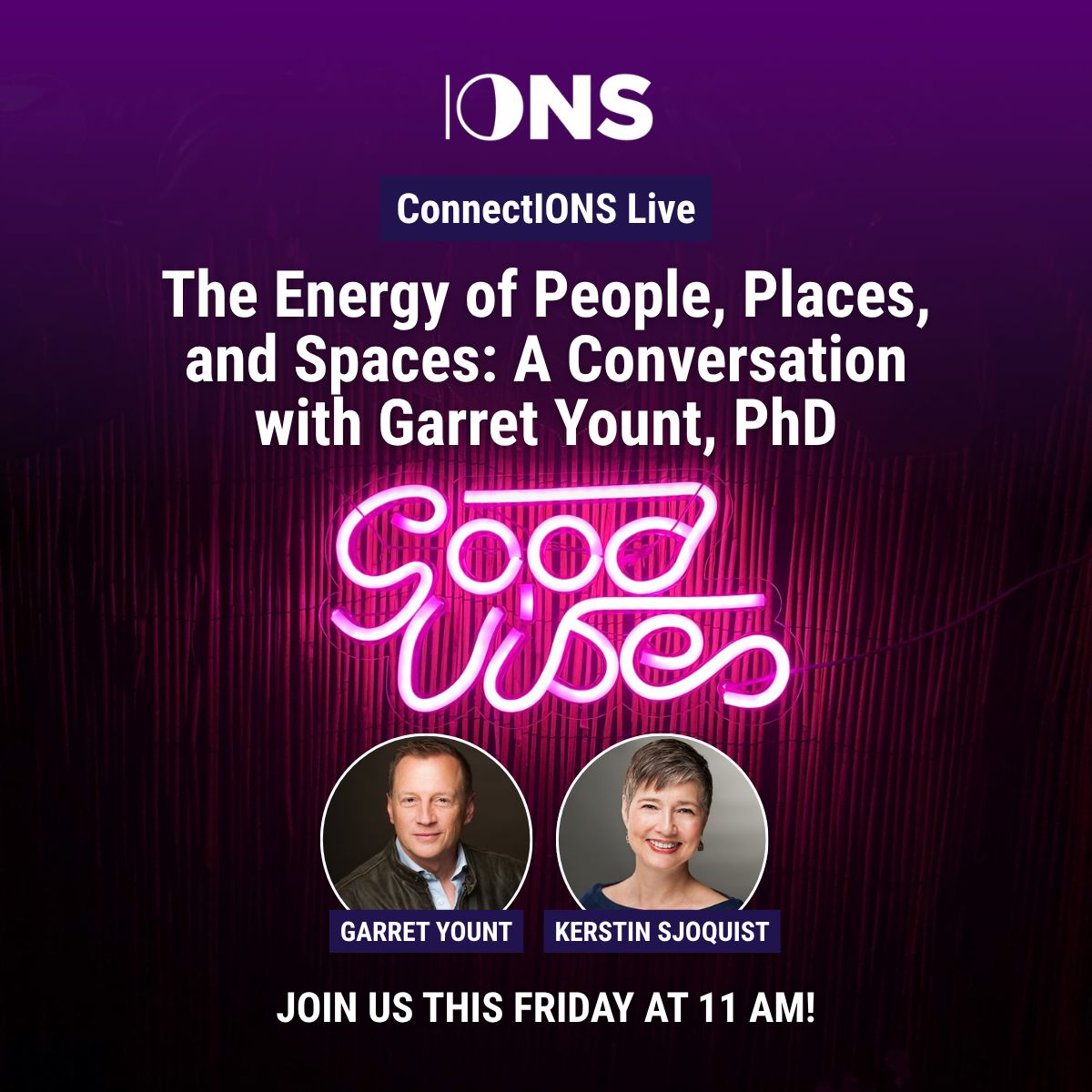 Join us on Friday! Discover the science behind energy and connection with Garret Yount, PhD, in this eye-opening webinar on subtle energy and human transformation. 

Learn more and register: noetic.org/event/the-ener…