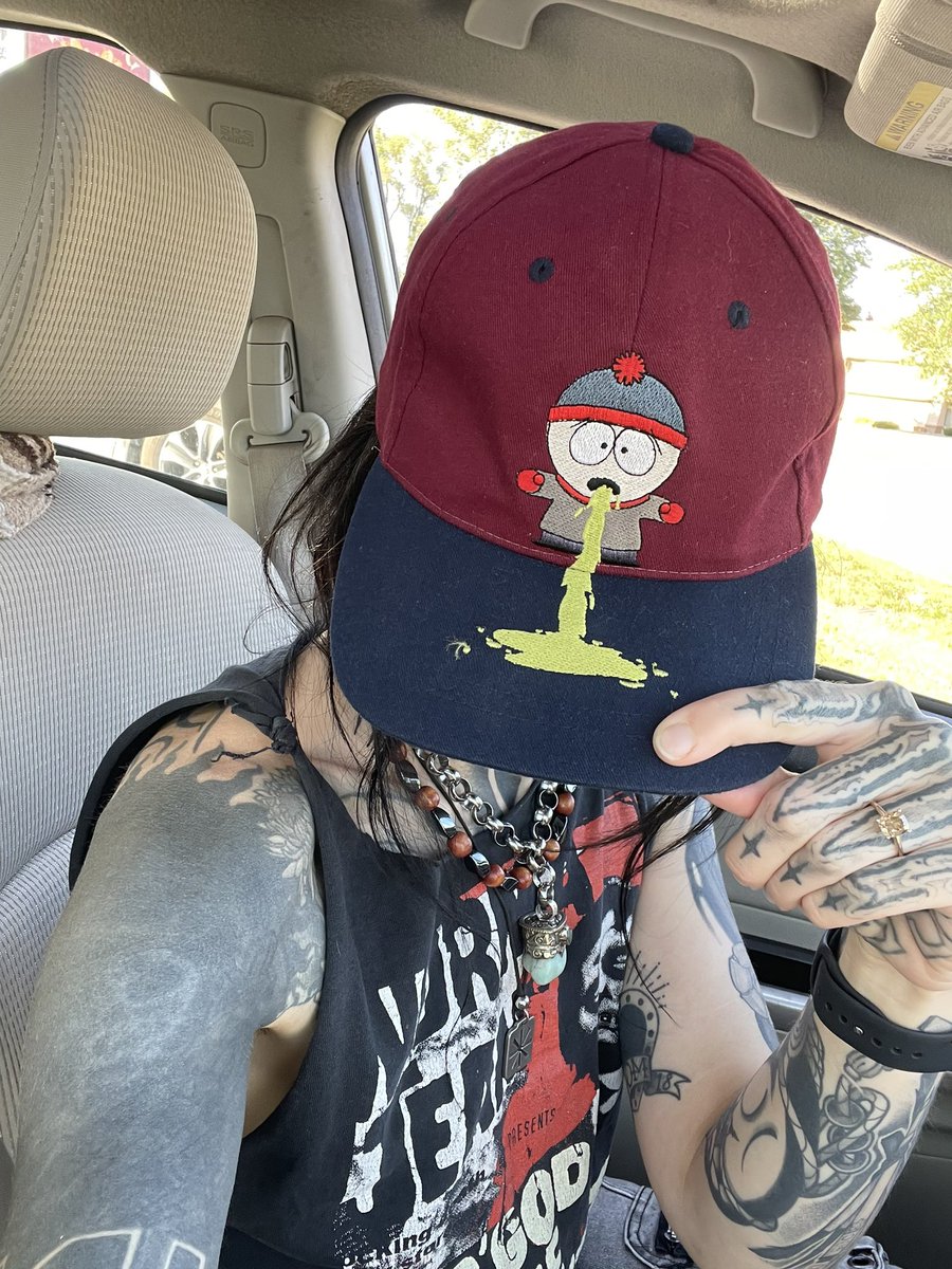 sortasick's tweet image. The sacred Stan hat for season 27 day