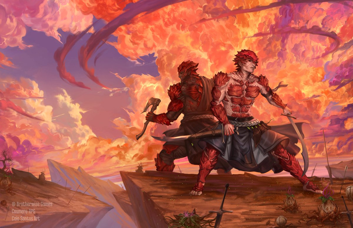 Cosmere and Stormlight fam I finally get to show off the Singer Warpair I got to paint for the game!!

AD: Katie Payne - Johnny O'Neal