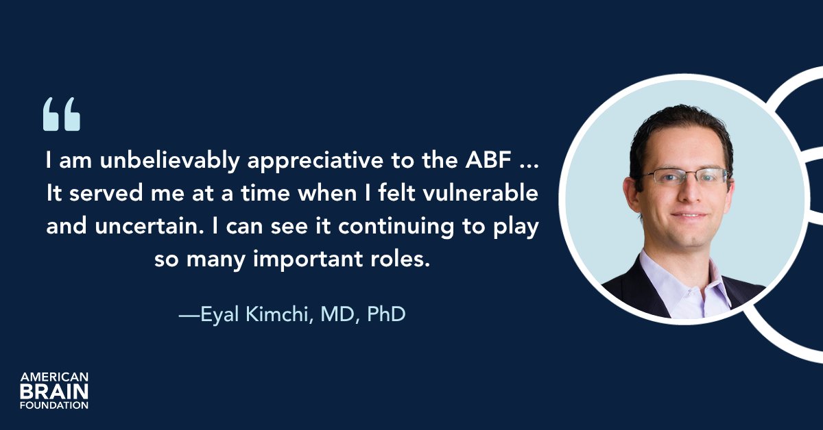 ABFbrain's tweet image. Benjamin Tolchin, MD, MS, FAAN (Yale, New Haven) and Eyal Kimchi, MD, PhD (Northwestern, Chicago), past ABF grant recipients (in 2015 and 2014, respectively) spoke with us about the climate for research funding, following federal cuts to NIH, and what still gives them hope.