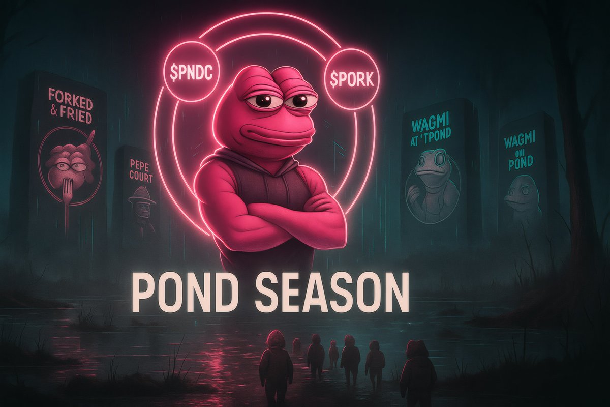 VinDiesel0x's tweet image. Pond legends only. 🐸🔥

POND SEASON just dropped — every track, every hoodie, every vibe on-chain.

🎧 Stream the music
👕 Wear it
📈 Flex the frog

degenboys.club/pages/pond-sea…

#PONDSEASON #PNDC #PORK #CryptoMusic