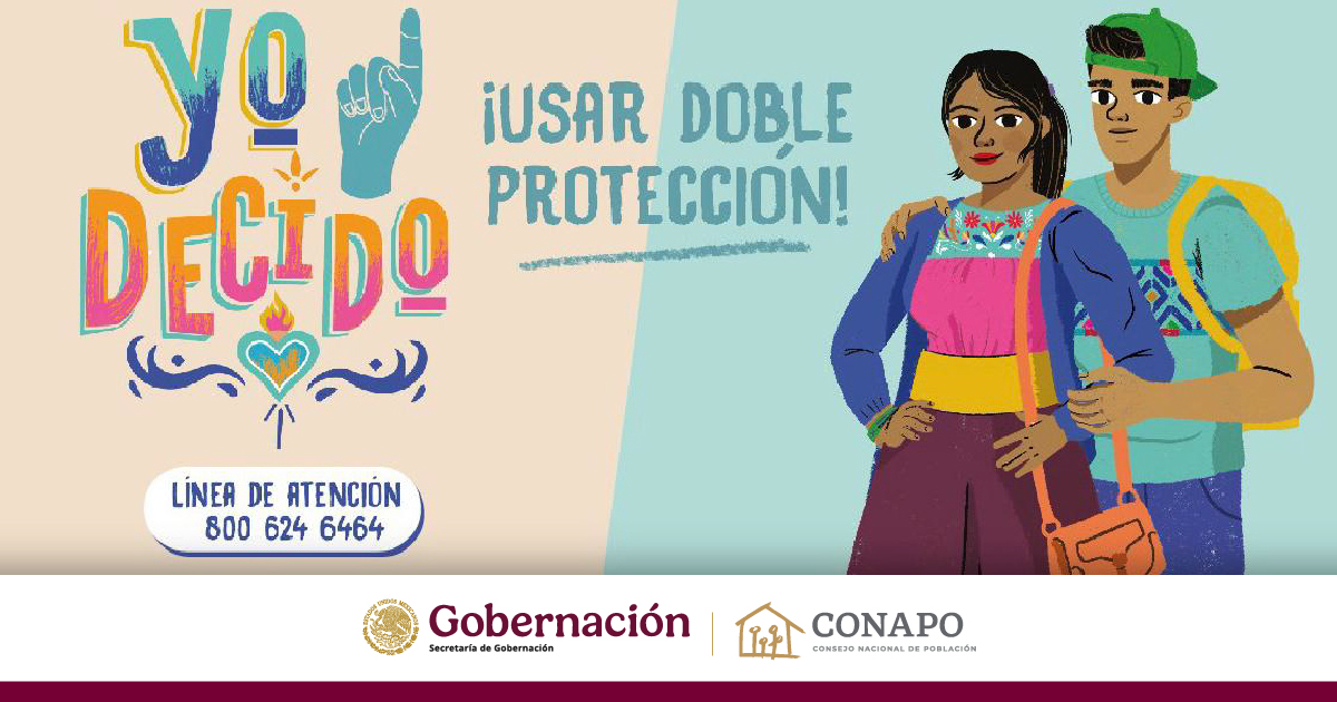 CONAPO_mx's tweet image. ¿Sabes qué es la #DobleProtección?
Es cuando en la relación sexual se utiliza el condón además de un dispositivo o un método hormonal regular, así se evita un embarazo no planeado y la posibilidad de contraer una Infección de Transmisión Sexual #ITS.
#YoDecidoPrevenir