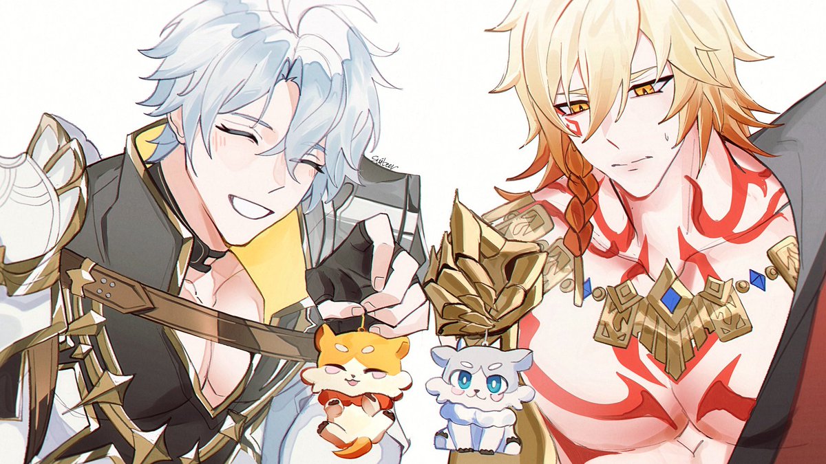 sviteer's tweet image. 24k gold matching chimeras
#HonkaiStarRail #hsrcreators #hsrfanart #Phaidei