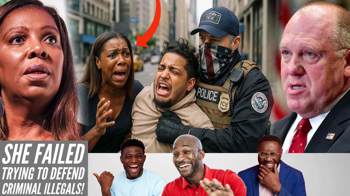 TDMediaGroup's tweet image. LETITIA JAMES PUT ON BLAST Over Illegal Immigrant Shooting Border Agent
youtu.be/9wjr8JR-pR8