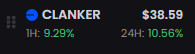 mathburn666's tweet image. Would be absolute cinema if the day I started scaling out of $clanker is the day the reversal starts...
