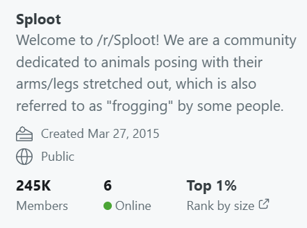 mc_dipperx's tweet image. $sploot is a top 1% reddit community that's never been tokenised on @bonk_fun up until now

come sploot with us

EiFR8zxUKGPUaYPhbLqksw3SE6qWTunZ41aq7yP3bonk