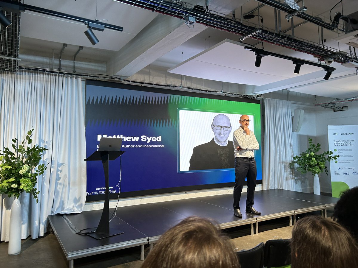 VirtualJames's tweet image. It was really interesting to hear from former deputy prime minister Sir Oliver Dowden and Times columnist and 10 year ping pong UK champion Matthew Syed today. I better get some rest as I’m running a lab building AI agents at the Home Office tomorrow 🤓#lifeatservicenow