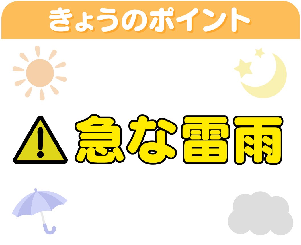 sumatanent's tweet image. きょう7/24(木) #すまたん 近畿の天気
危険な暑さ続き、湿度も高くムシムシ💦
こまめな水分補給など、熱中症対策万全に。
午後は大気不安定。
京都や奈良の北部では、警報級の大雨の恐れも。
急な雷雨に注意を⚡️☔️
#ytv #読売テレビ
#気象予報士 #達淳一 #近畿天気 #危険な暑さ続く #天気急変
