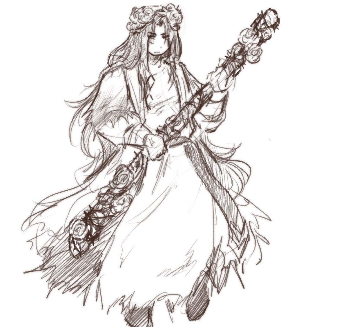 Arg3ntum_'s tweet image. Oomf made me draw Garden of thorns Qiu
#LimbusCompany