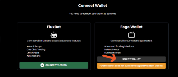 FluxBeam Token Creation Tutorial 

Some of you have been struggling with token creation at <a href="/FluxBeamDEX/">FluxBeam</a> on <a href="/FogoChain/">Fogo</a>  testnet. Lets try it now 😎

→Go to fogo.fluxbeam.xyz
→Connect your wallet, I am using <a href="/Nightly_app/">Nightly</a>
