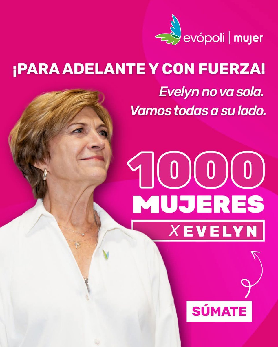evopolinunoa's tweet photo. ¿Conoces #MilMujeresXEvelyn? Desde Evópoli estamos levantando una red de mujeres para respaldar con fuerza el liderazgo de @evelynmatthei rumbo a La Moneda.
¿Te quieres sumar? No necesitas ser militante, solo tener convicción de un Chile mejor
Súmate aquí https://t.co/9bcZ1Ts9fl https://t.co/jtPldrCkeS