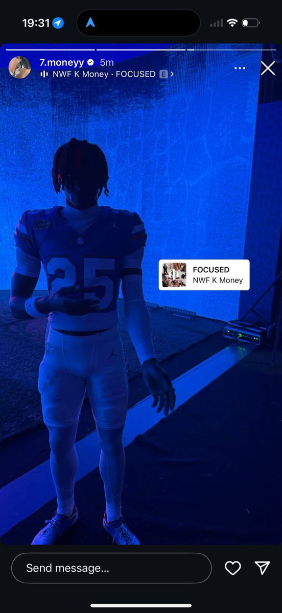 Florida CB Cormani McClain Instagram’s story: