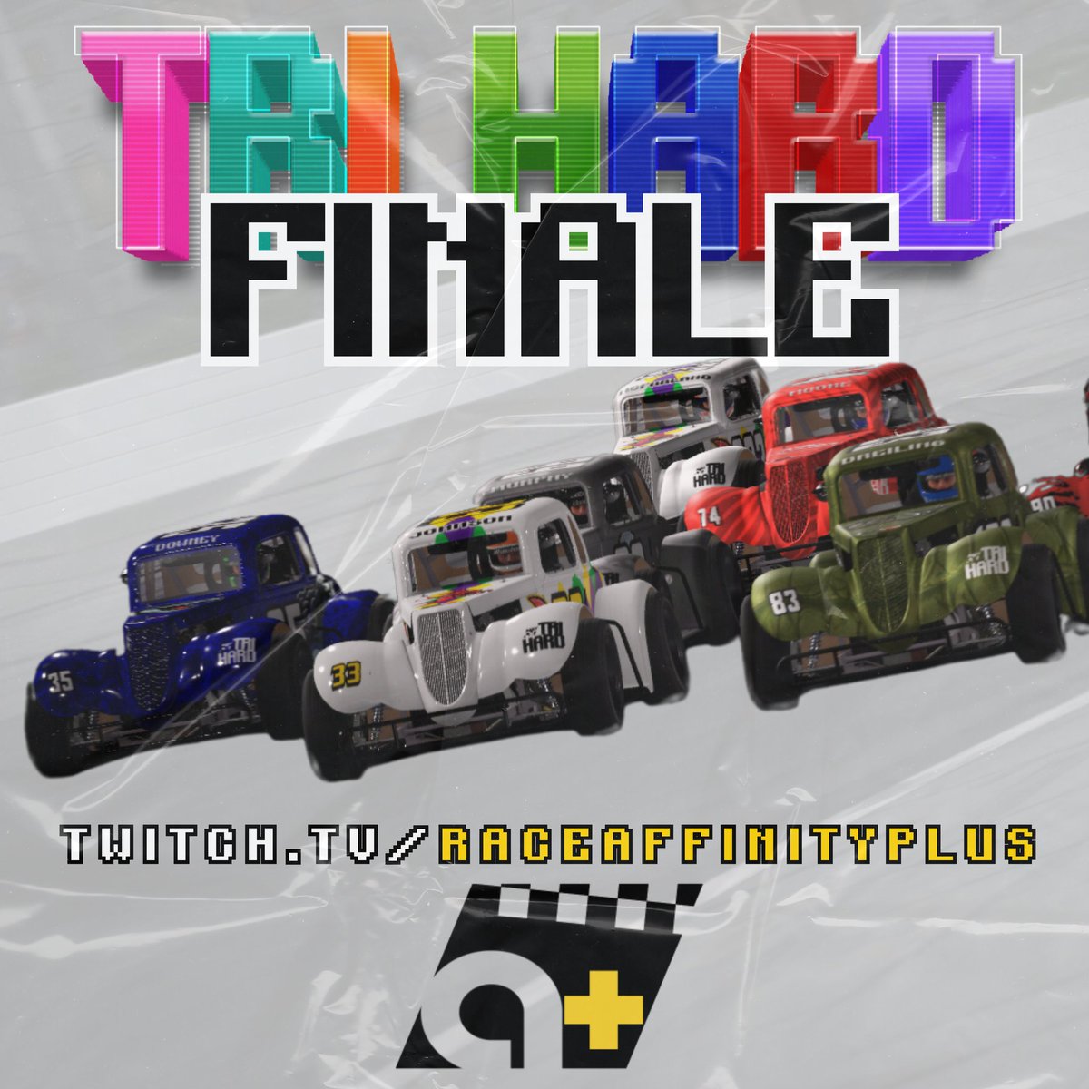Catch the TRI HARD FINALE, Tonight at 9/8c on RACEAFFINITY+, the new home for the AFFINITY RACING Cup and Nextup Series!!

&gt;&gt; twitch.tv/raceaffinitypl…