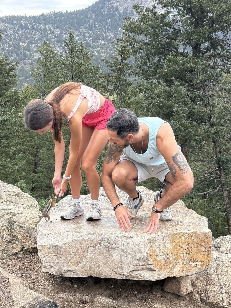 Hiking in the Rockies 🏔️
Estes Park has some amazing views