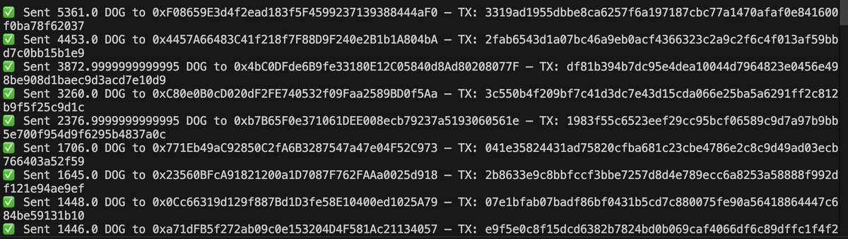 0xxfrt's tweet image. Monad dog uygulamamı kullanan ilk 600 cüzdana 2x $dog airdrop yaptım.
Bu dog'lar monad mainnette gerçek tokenle size gelecek 🫢