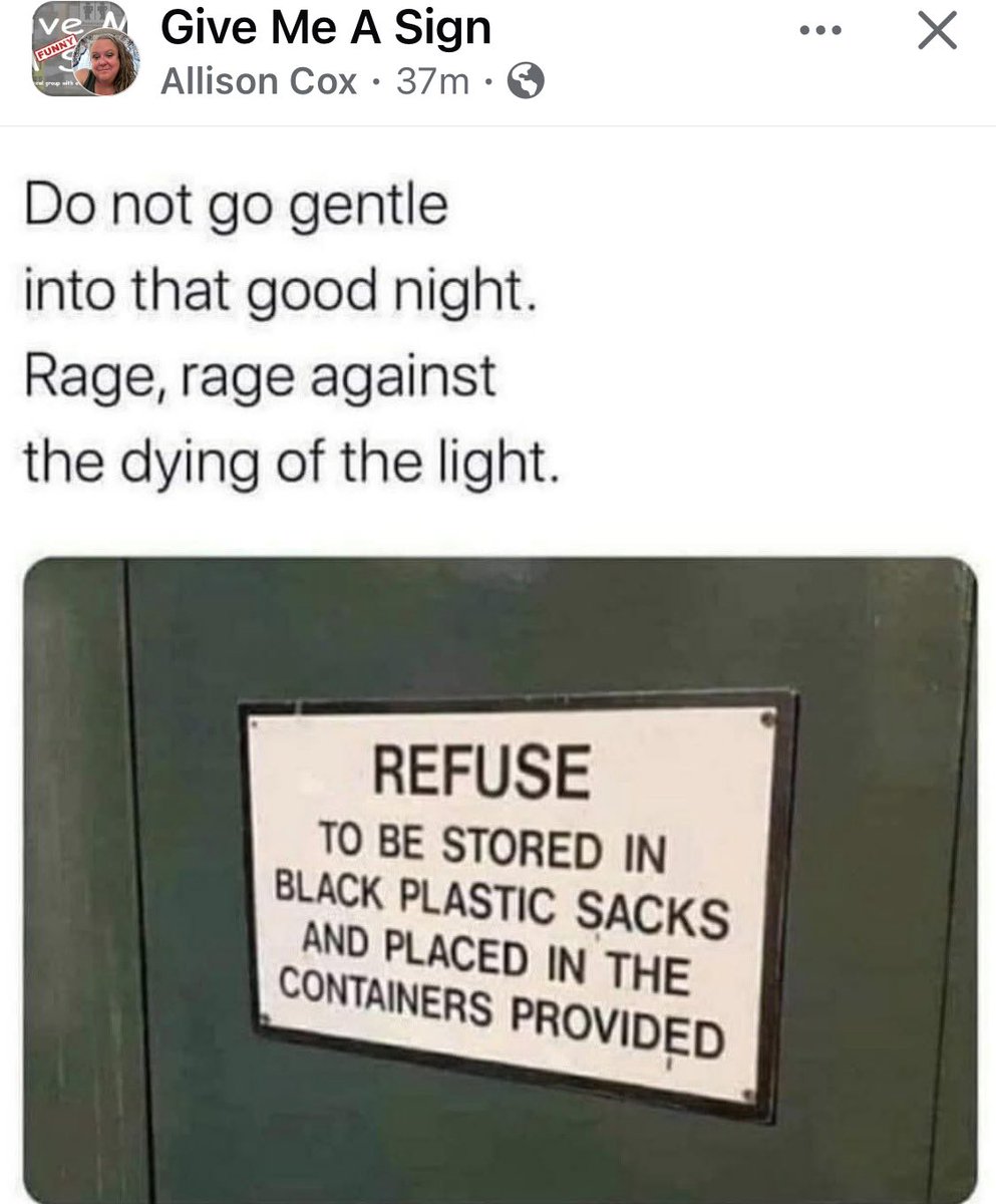 ThreeGreen21's tweet image. Though wise men at their end know the dark is right.