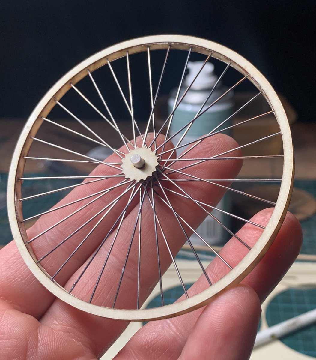 lnr_models's tweet image. I think this turned out wheely well… what do you reckon?
1/6 scale bicycle wheel…