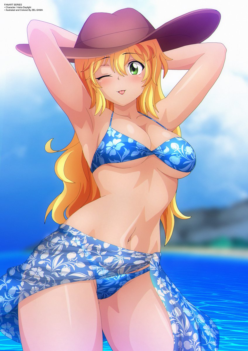 Retro_ZelArt's tweet image. Commission! OC named Astra wearing a bikini!😏
🍑Like and repost! (っ ͡° ͜ʖ ͡° ς)🍑
👙HD : pixiv.net/i/133047927