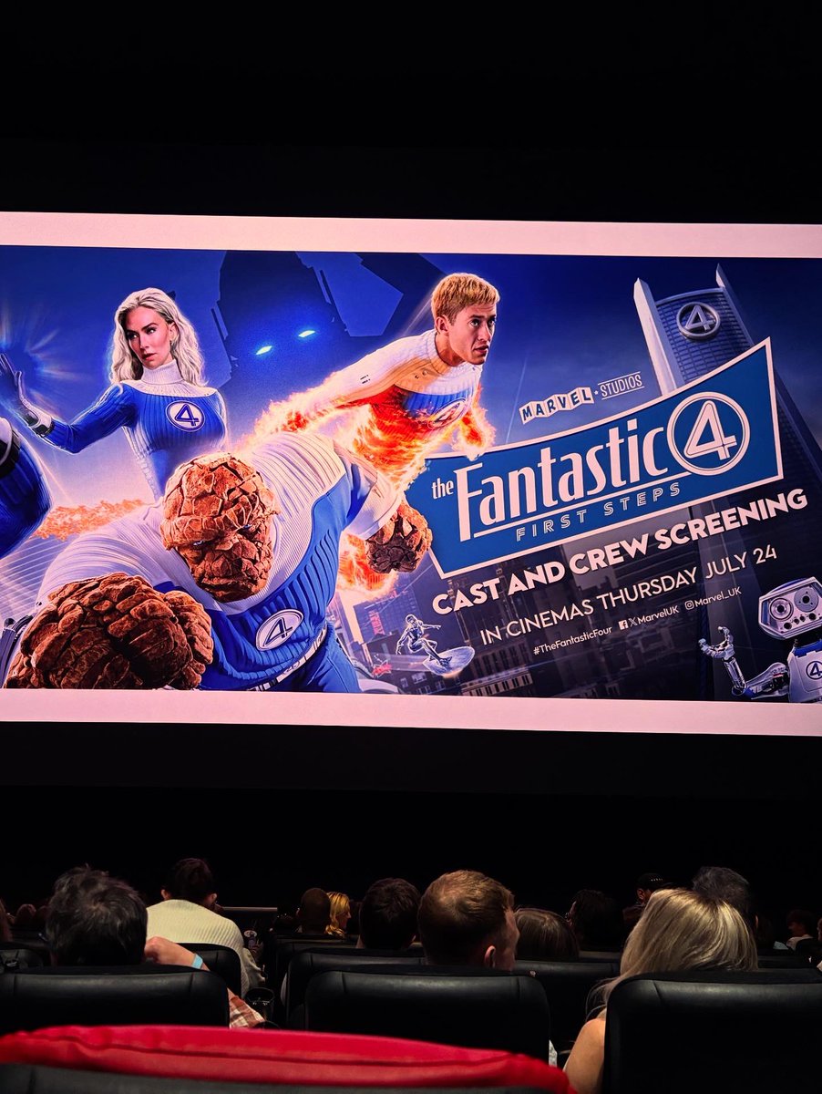 CrowleyCarnival's tweet image. Great evening pretending I’m not future Proteus Champion Charles Crowley at the Fantastic 4: First Steps cast and crew screening.
I was sat right there amongst them all and they had no idea. Bellends lol.