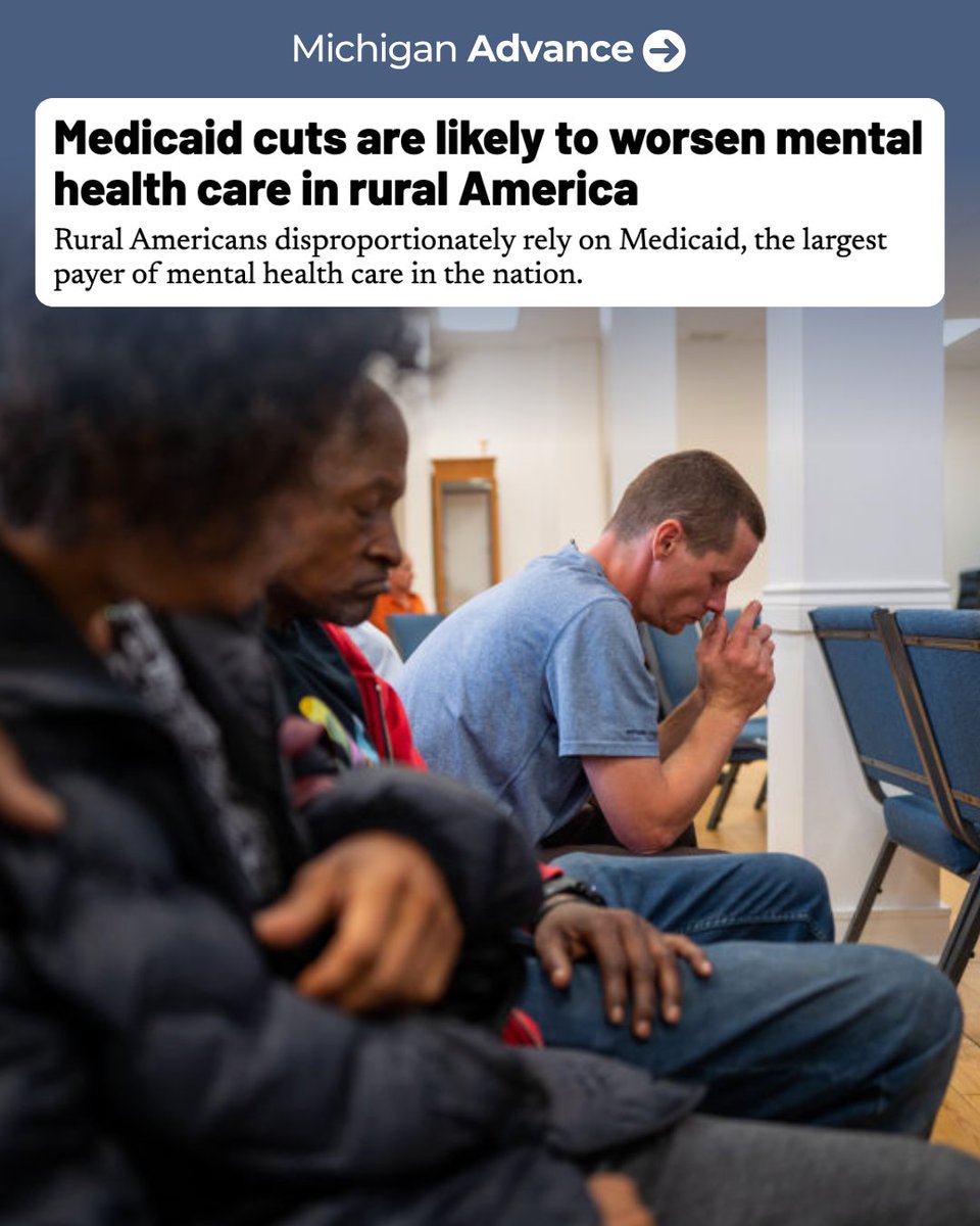 SenGillibrand's tweet image. We're facing a mental health crisis in this country, and congressional Republicans made massive cuts to Medicaid — the single largest payer for mental health care.
How does leaving struggling Americans behind make us stronger?