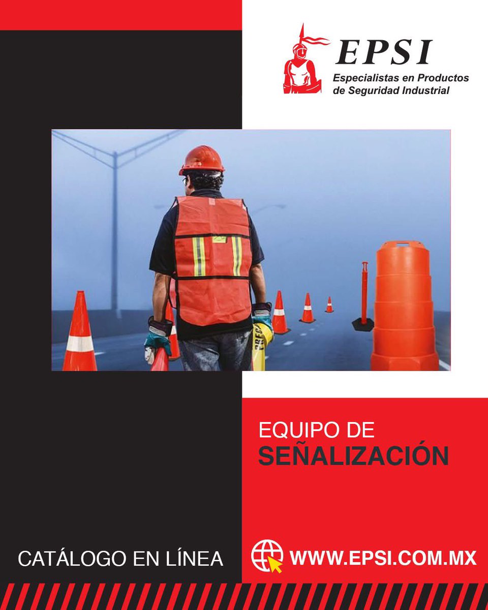 EPSI_MX's tweet photo. Protege a tus trabajadores con los mejores equipos. Explora nuestra línea de chalecos, impermeables, y señalamientos de vialidad. ¡Invierte en seguridad hoy! 👷‍♂️ 👷‍♂️ https://t.co/0Y5v4Eukku
