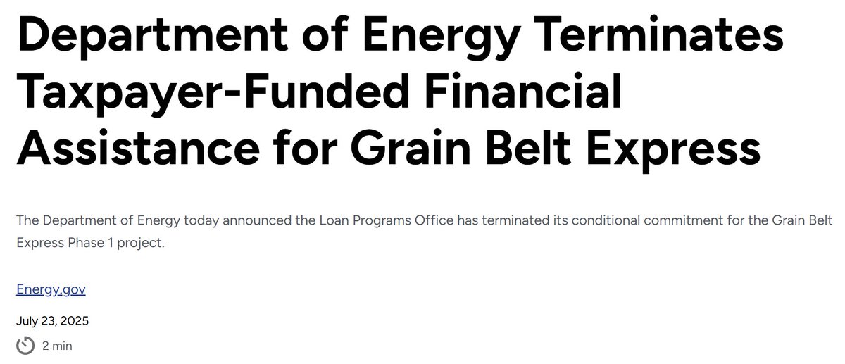 White House AI plan, dropped today: "The US must develop a comprehensive strategy to enhance &amp; expand the power grid"

The same administration, also today: